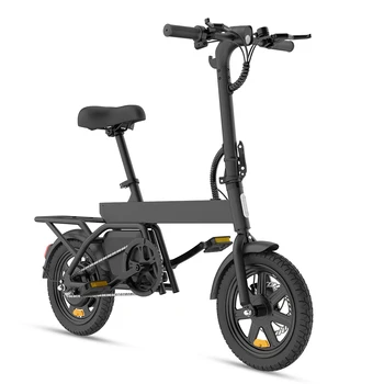 REGALANGEL B20 mini per adulti, E-Bike con motore da 250W, batteria da 36V 7.8AH, bici elettrica con pneumatici da 14 pollici, bicicletta elettrica per pendolari urbani
