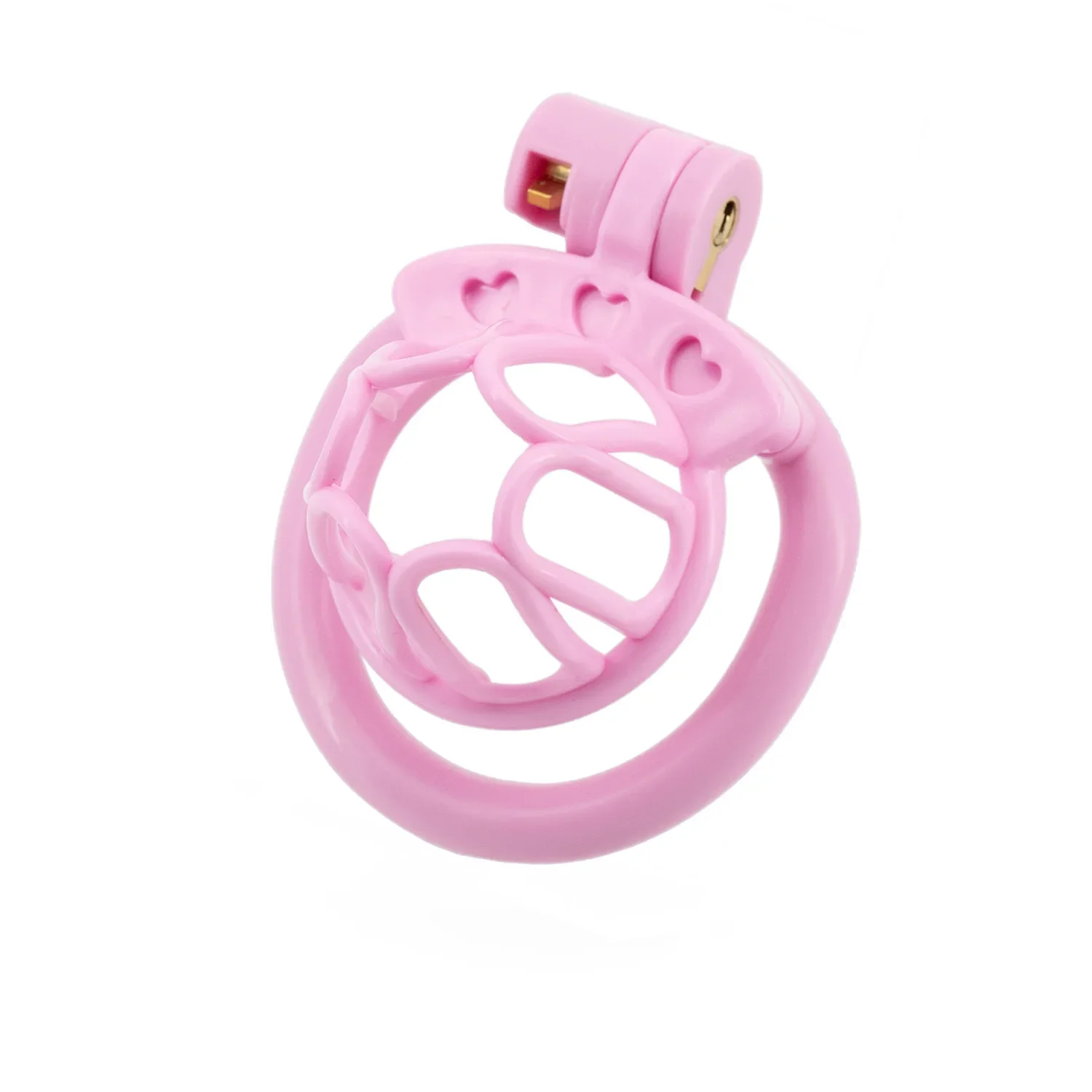 CB Cute Chastity Cage Erotic Urethral Lock Slave Device Invisible Lock with 4 Rings Bondage Lightweight Erection Control