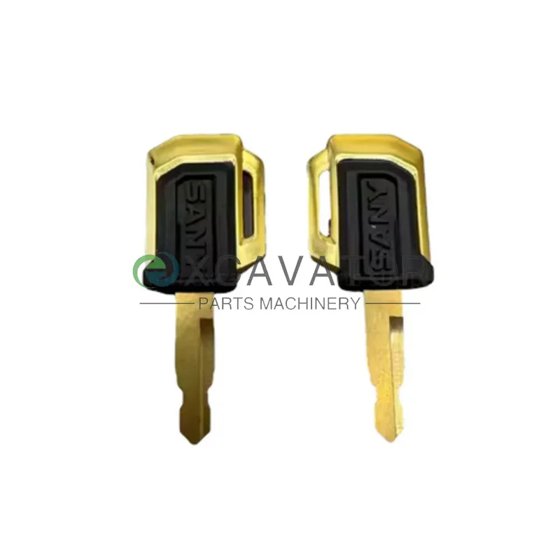Ignition Start Key 1pc For SANY Excavator SY16/35/55C/60/65/75/135/155/215/235/285/365
