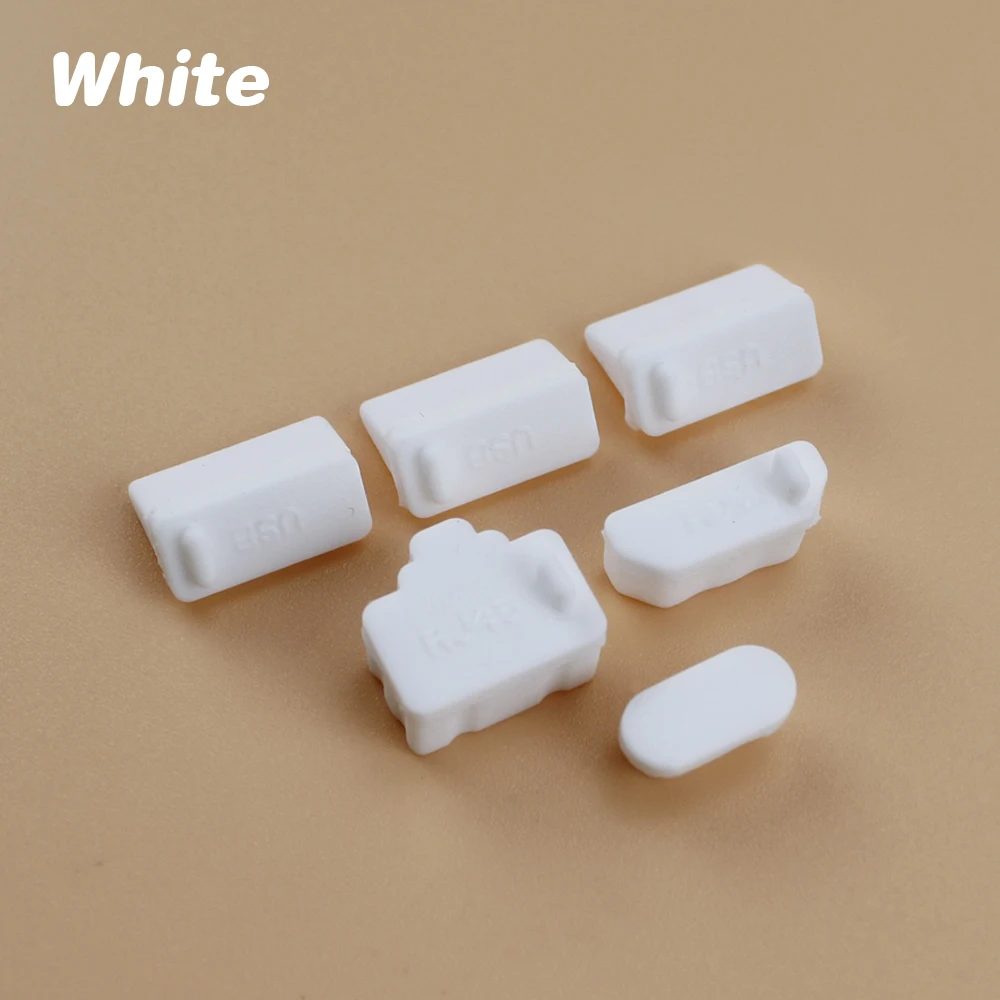 Silicone Dust Plug Set - USB & HDMI Interface Anti-Dust Cap Cover