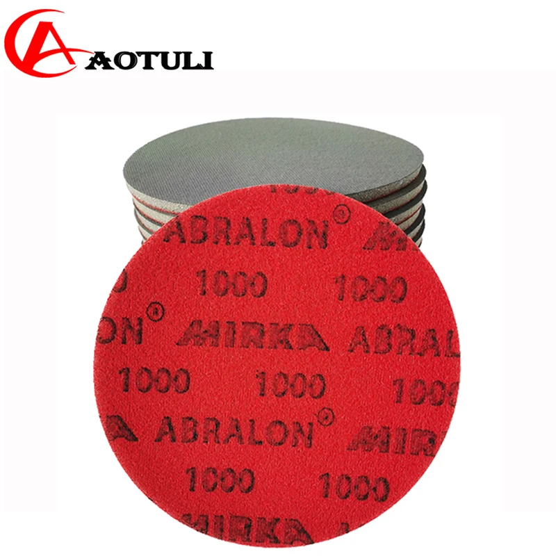 Finland Mirka Grinding Disc Sanding disc 6 Inch 150mm Sponge Hook and loop Car Paint Polishing Beauty Sandpaper