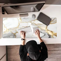 Abstract Style Keys Mouse Pad Desk Pad Extended Large Office Keyboard Mat Gaming Mousepad Non Slip Rubber Base Stitched Edge 2