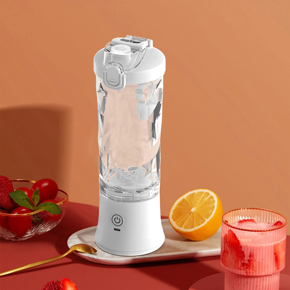 

Portable Electric Juicer Fruit Mixers Blender 600ML 4000mAh USB Rechargeable Smoothie Multifunction Mini Blender Machine