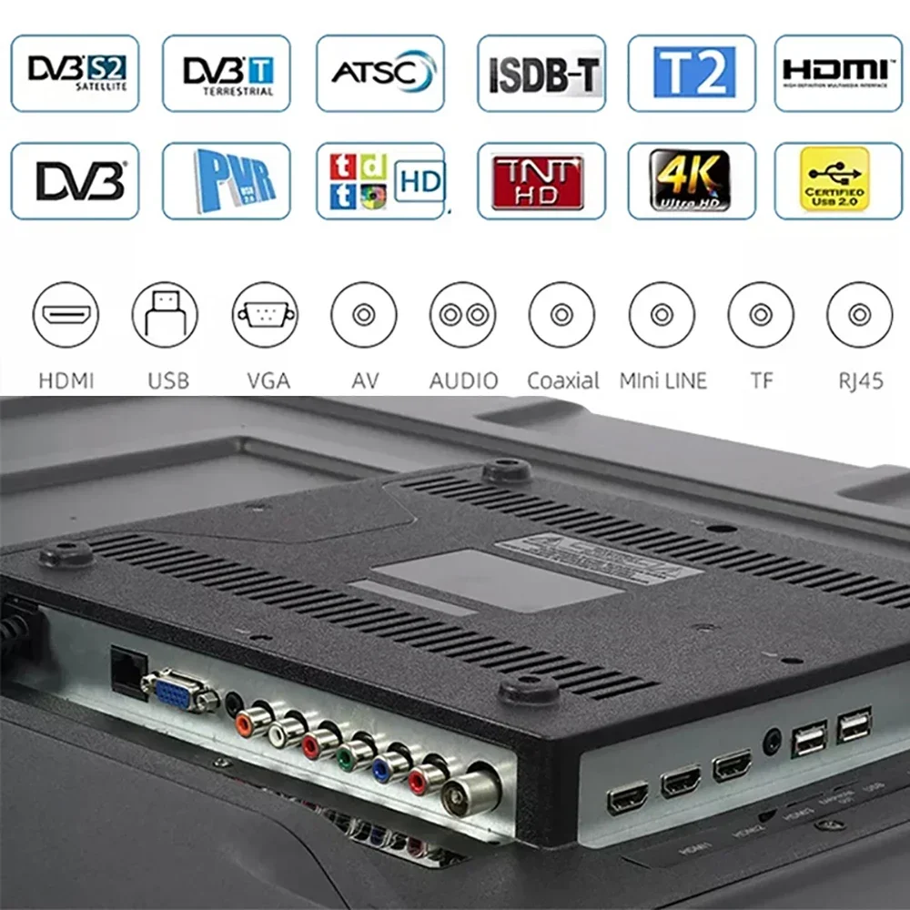 Full Screen Display 65inch Smart TV Television Voice Remote Control TV 65 75 85 Inch Price