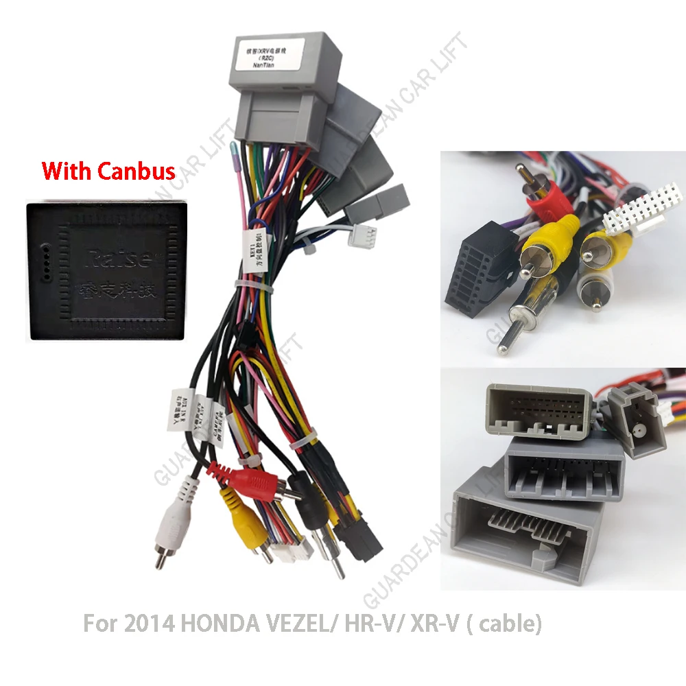 Honda VEZEL HR-V XR-V 2014 + ׷ ÷̾ , ȵ̵ ڵ , 2DIN    г ġ Ʈ, 9 ġ