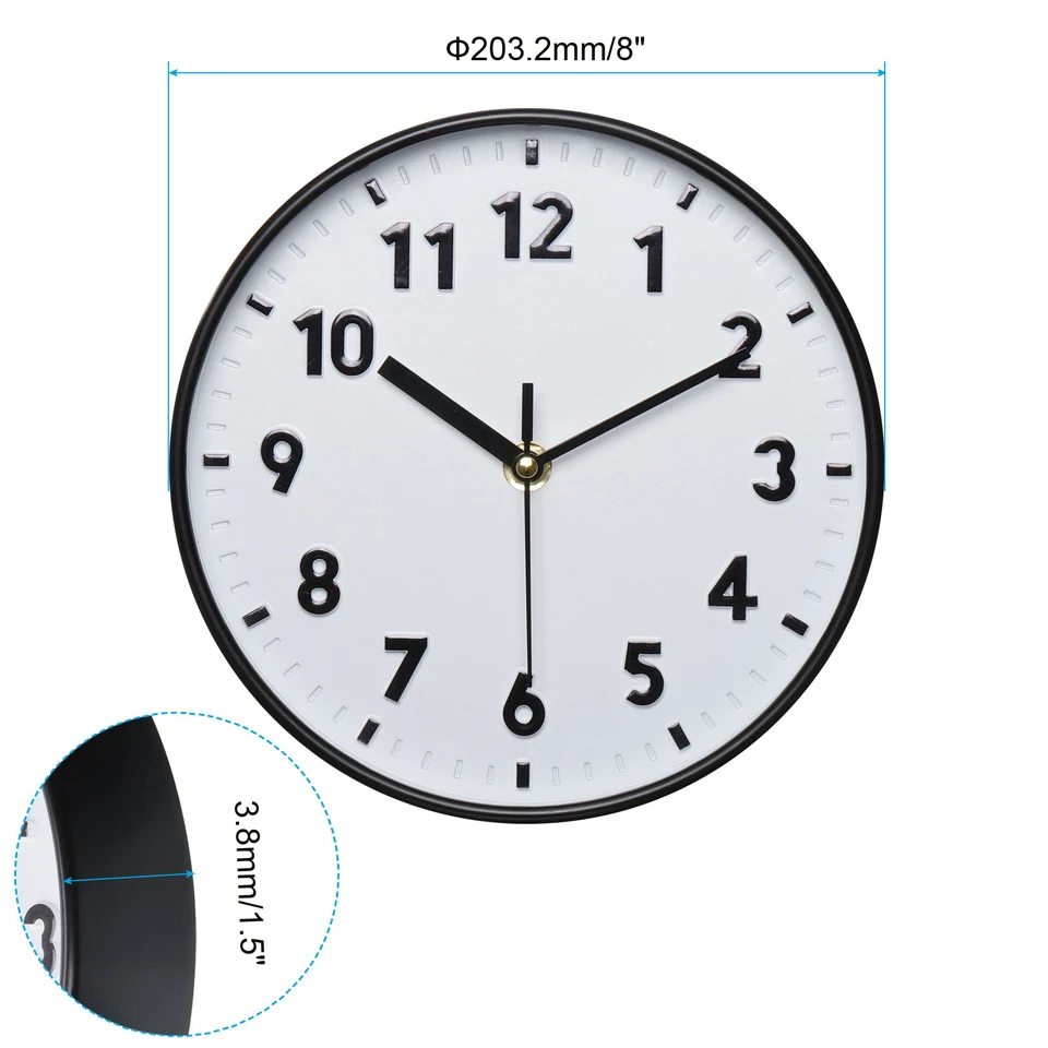 아름다운 3D 숫자 벽시계로 집 안을 꾸며보세요