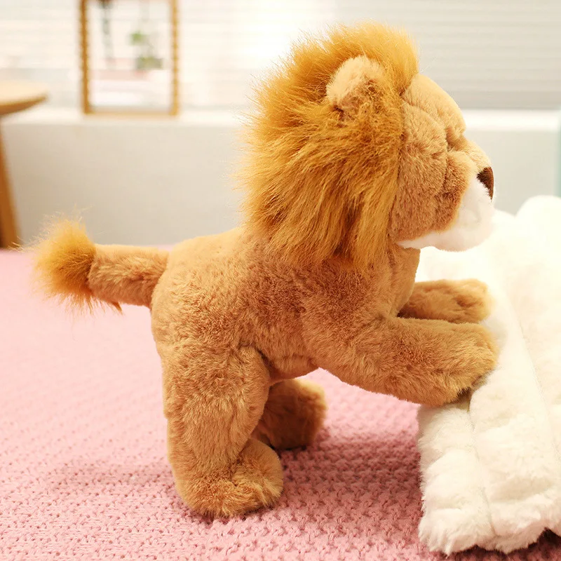 Kawaii Super Soft Lion Plush Toys Movie Stuffed Animals Cartoon Lion Dolls Toys for Kids Room Decor Girls Boys Birthday Gifts