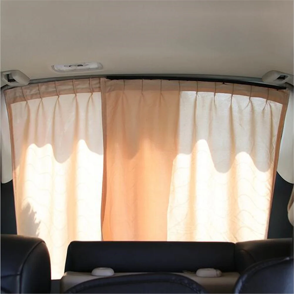 2X Car Styling Rear Window Sun Shade Curtain UV Protection Sun Visor Auto Sunshade Back Window Shield Cover Car Accessories