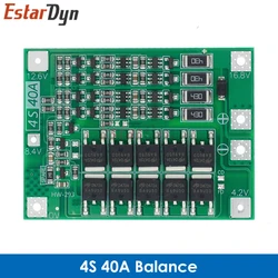 High-Performance Lithium Battery Charger Protection Board with Balancing for Power Tools (4S 40A Balance)