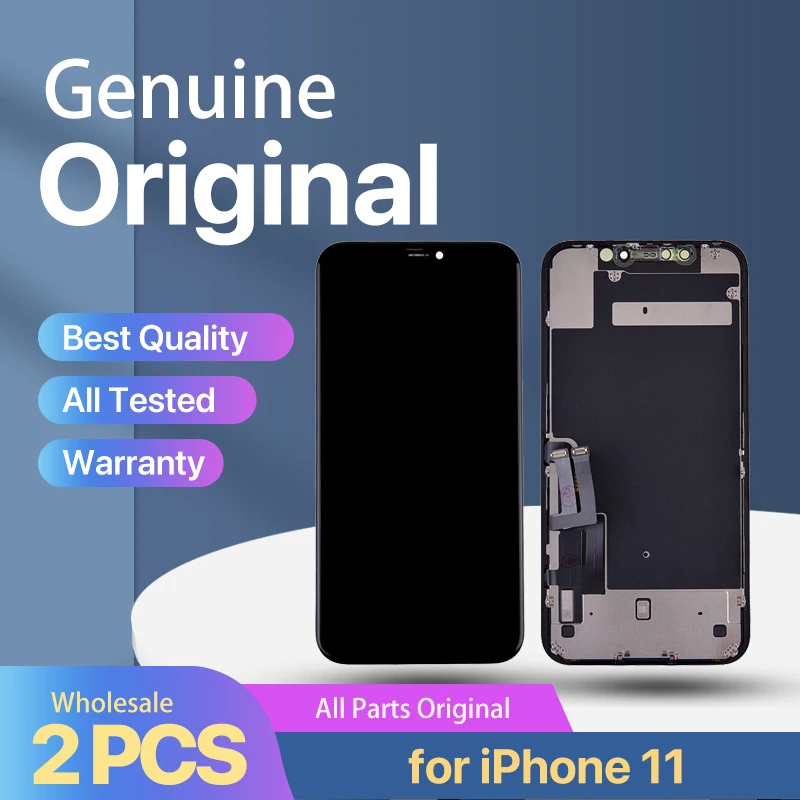 

Оригинальный экран для iPhone 11 с 3D сенсорным экраном и дигитайзером в сборе