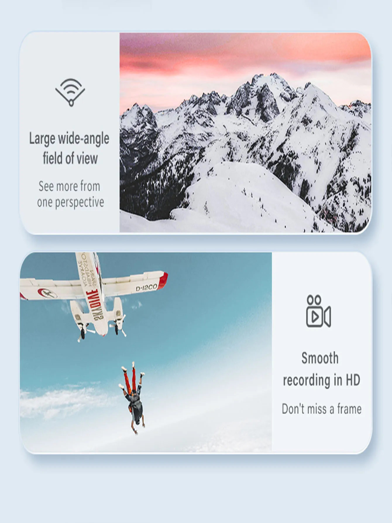 HD-Smart-Kamera, drehbares Objektiv, langlebige, tragbare Stift-Bewegungskamera mit Nachtsicht_voghion.com