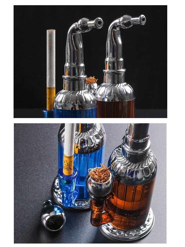 Water Smoking Pipe Portable Circulation Cigarette Holder Shisha Hookah