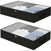 Under Bed Storage Containers,Underbed Storage 4.5 Inches Low Profile with Sturdy Sidewalls/Bottom for Clothes, Blanket, Pillows 1