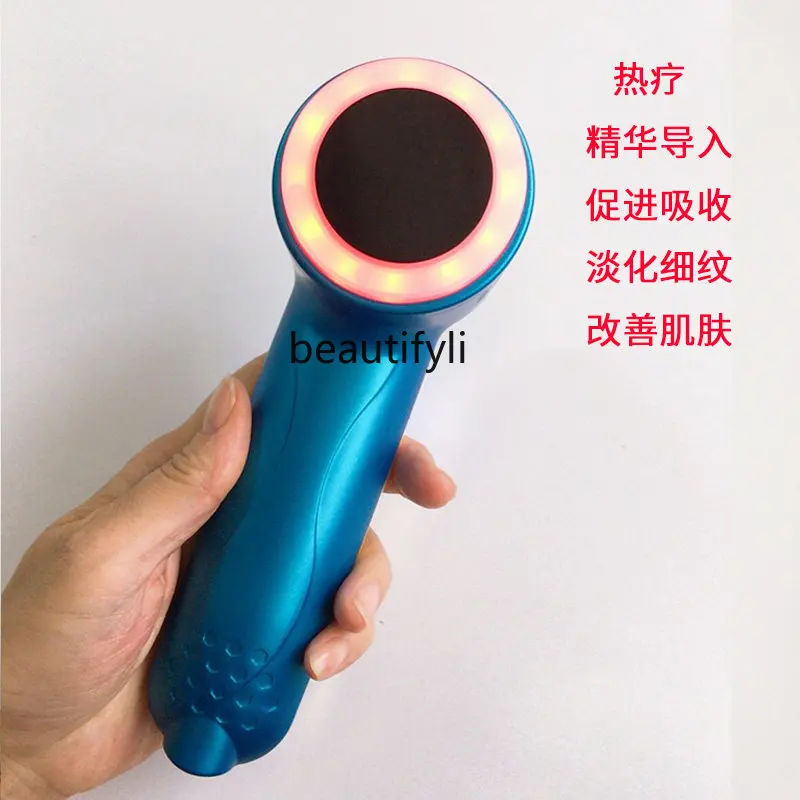 

Red Blue Light Facial Massager Ice Hammer Ice Compress Instrument Facial Shrink Pores Cold Compress Ball Beauty