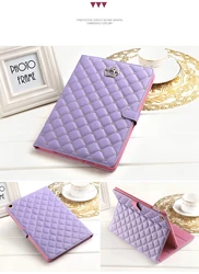 Crown Diamond Stand Tablet Case Cover for iPad MINI 6 7 (PURPLE)