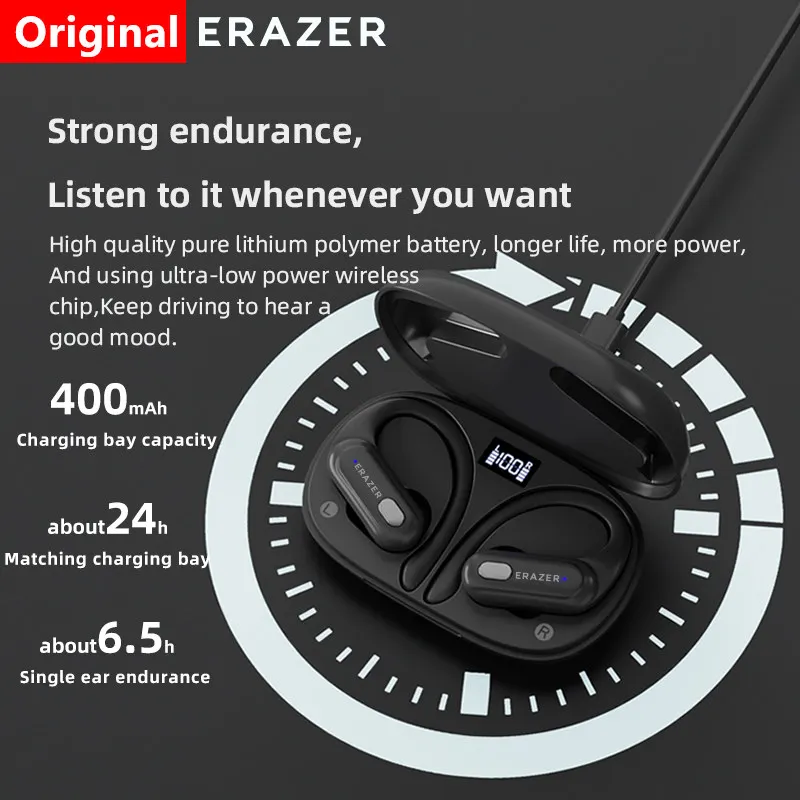 ERAZER XT60 PRO Wireless Headphones Sports Earphones
