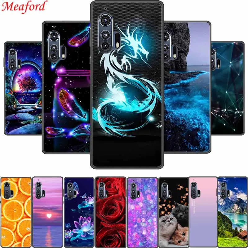 Per Motorola Edge Plus Custodia Per Telefono 2020 Custodia Morbida In Silicone Nero Per Motorola Moto Edge Plus Custodia 6.7 "Funda Coque Bag