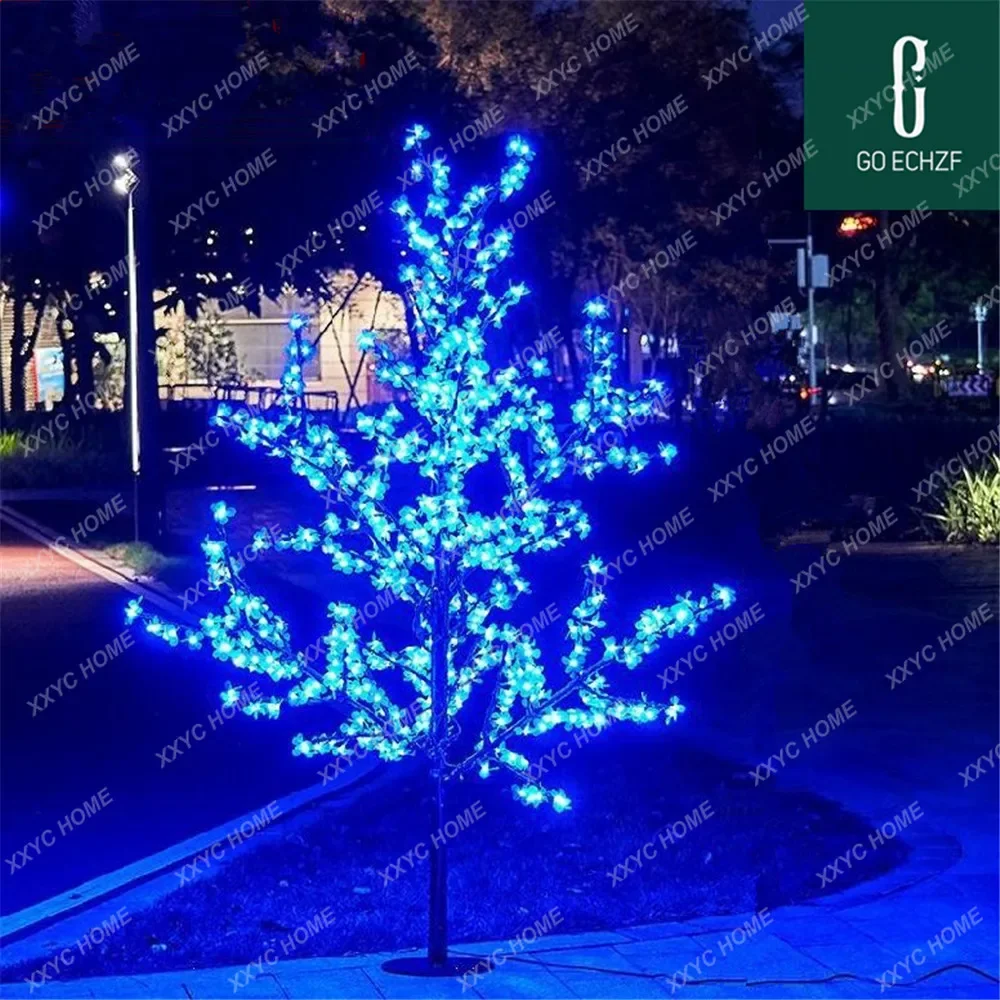 

1.8M Height LED Artificial Cherry Blossom Trees Christmas Light 864pcs Bulbs 110/220VAC Rainproof Fairy Garden Decoration