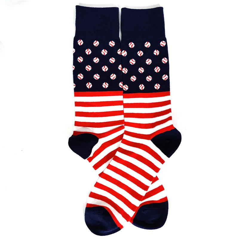 Men's Novelty Fun Graphic Cotton Socks - Unique Designs: Poker, Corgi, Frog, Burger, Piranha, Wolf, Avocado, Eagle