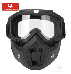 Dustproof Full Face Protective Motorcycle and Motocross Goggles (Clear)