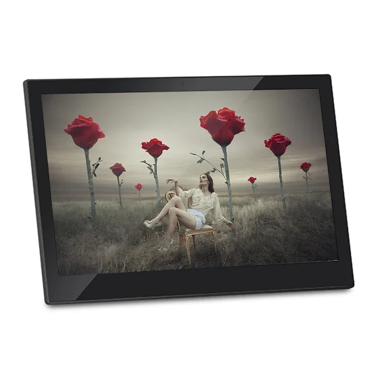 안드로이드 18인치 터치스크린 LCD 디스플레이 Wifi 매립형 벽걸이 태블릿 블랙 산업용 태블릿 PC OEM 쿼드 코어 와이드 스크린 2GB