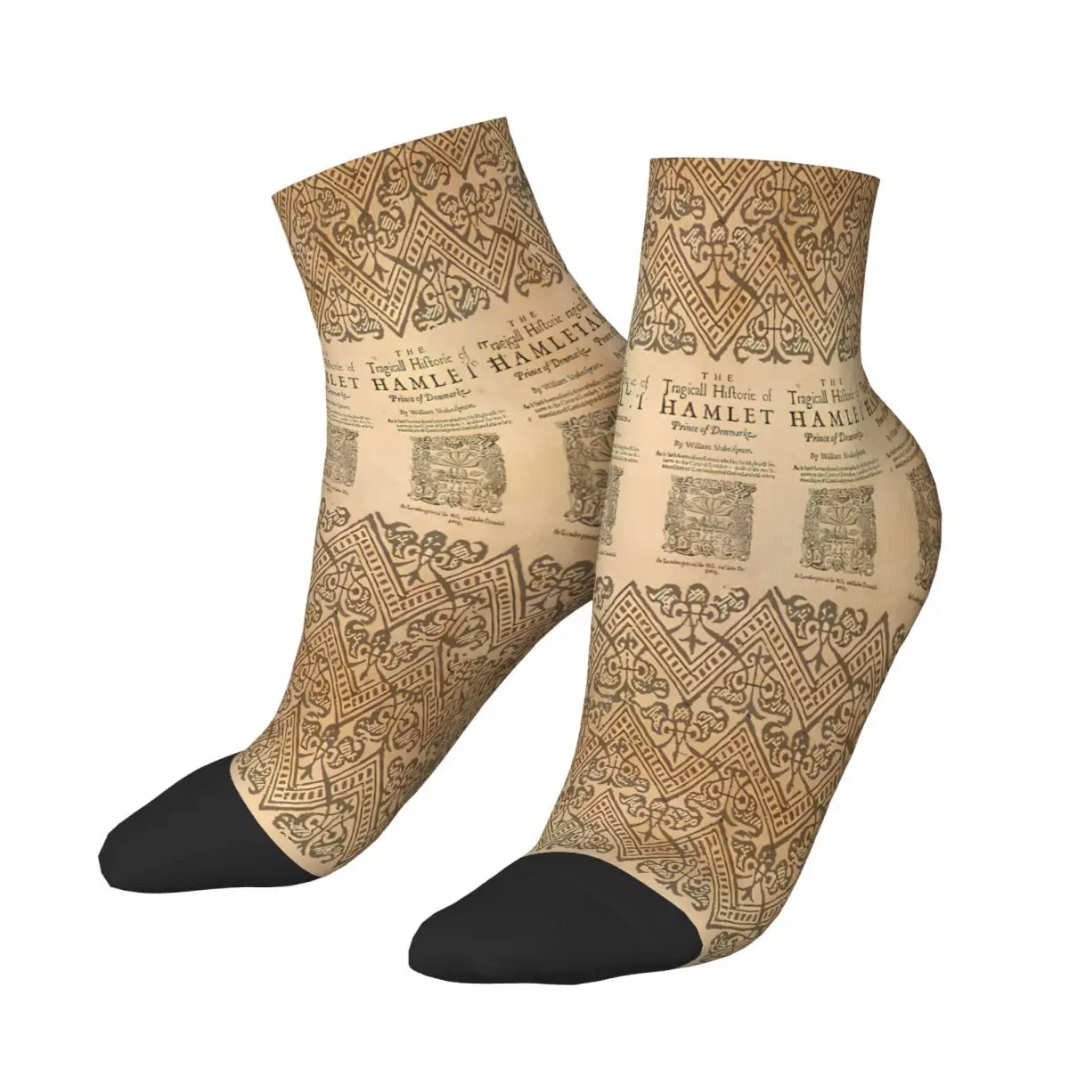 

Shakespeare Hamlet 1603 Ankle Socks Male Mens Women Winter Stockings Harajuku