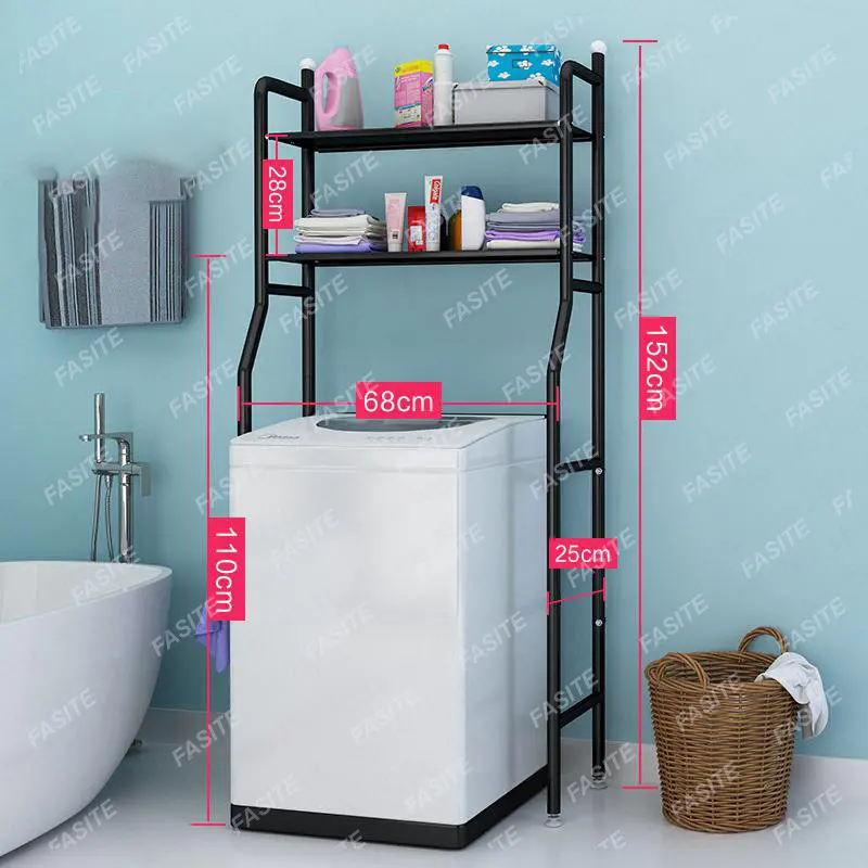 Estante ESTANTERIA Soporte lavadora ALLISTAR organizador para baño aseo w.c.  Inodoro terraza tendedero Armario ahorro espacio - AliExpress