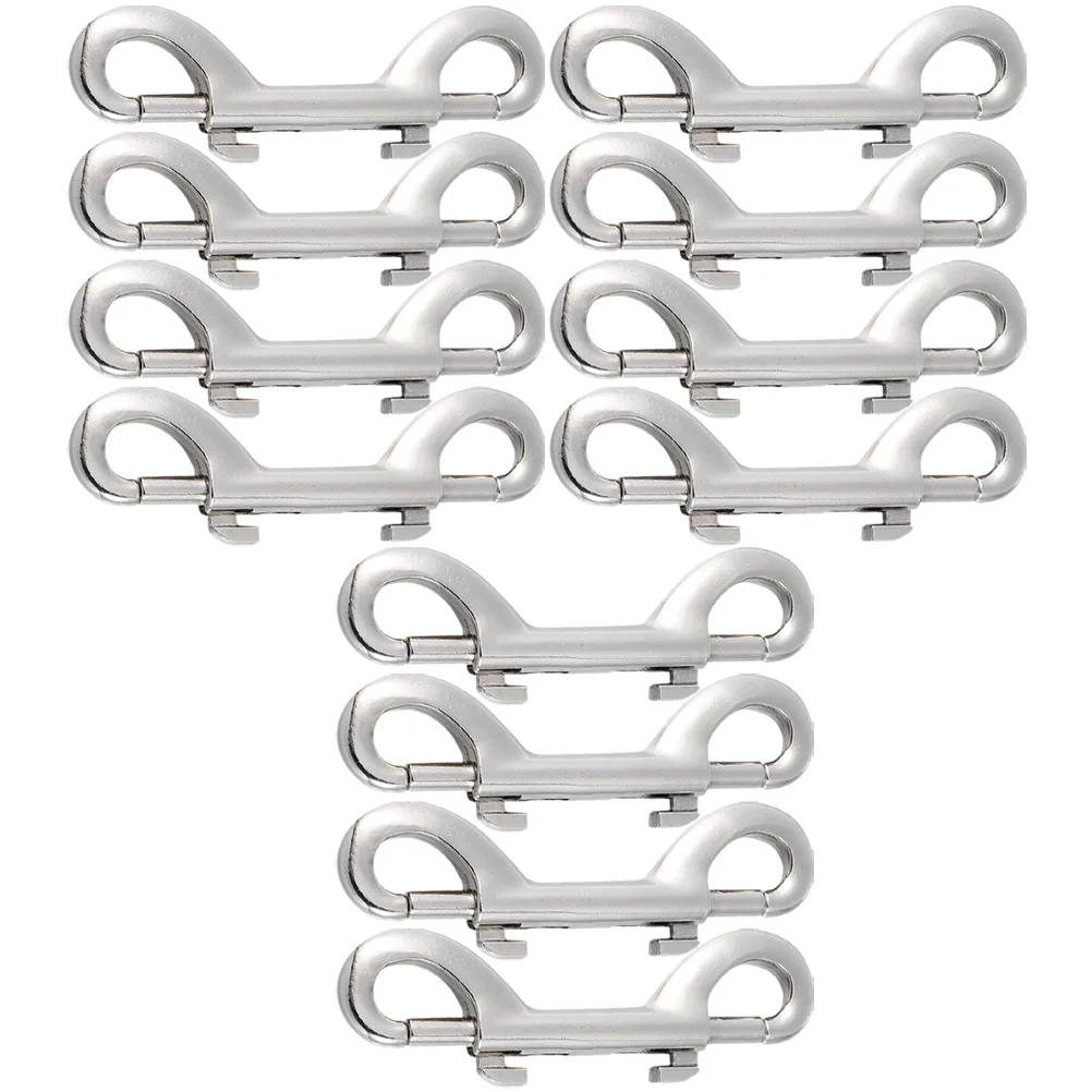 

12pcs Eye Bolt Snap Hooks Heavy Duty Pet Dog Leash Hooks Backpack Luggage Snap Clips