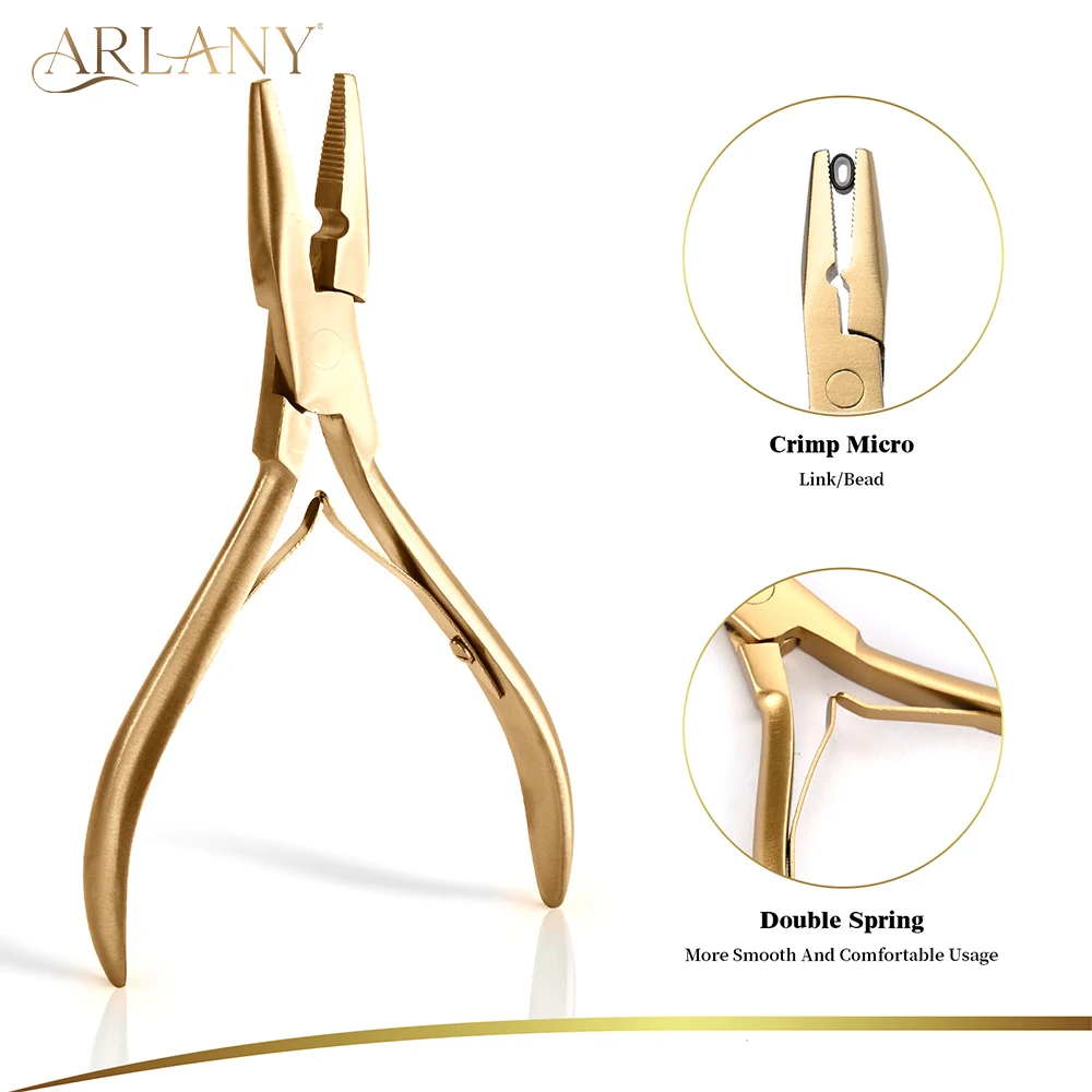 Hair Extension Pliers Kit Stainless Steel Microlink Pliers Hair Loop Tool Beads Opener Closer Hair Extensions Hair Styling
