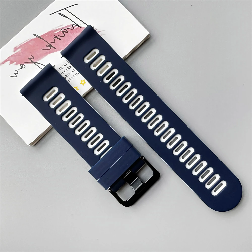 Magnetic Silicone Watch Band - Versatile 20-22mm Strap, Loop, Bracelet with Adjustable Closure