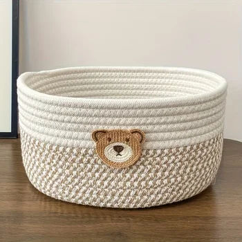 Cute Bear Storage Basket 1