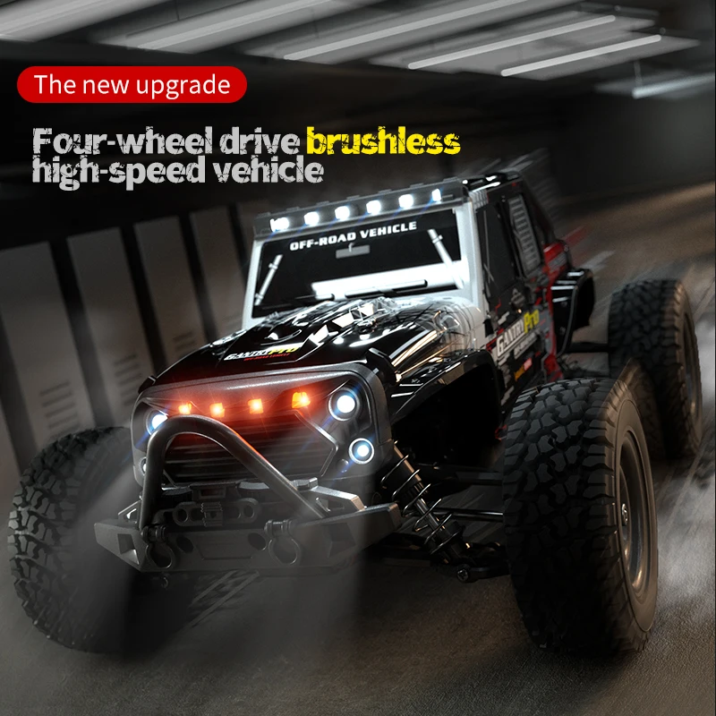 SCY 16103PRO 1:16 4WD RC Car with LED 2.4G Remote Control Cars 70KM/H High Speed Drift Monster Truck for Boys Adults 16201 Pro 2