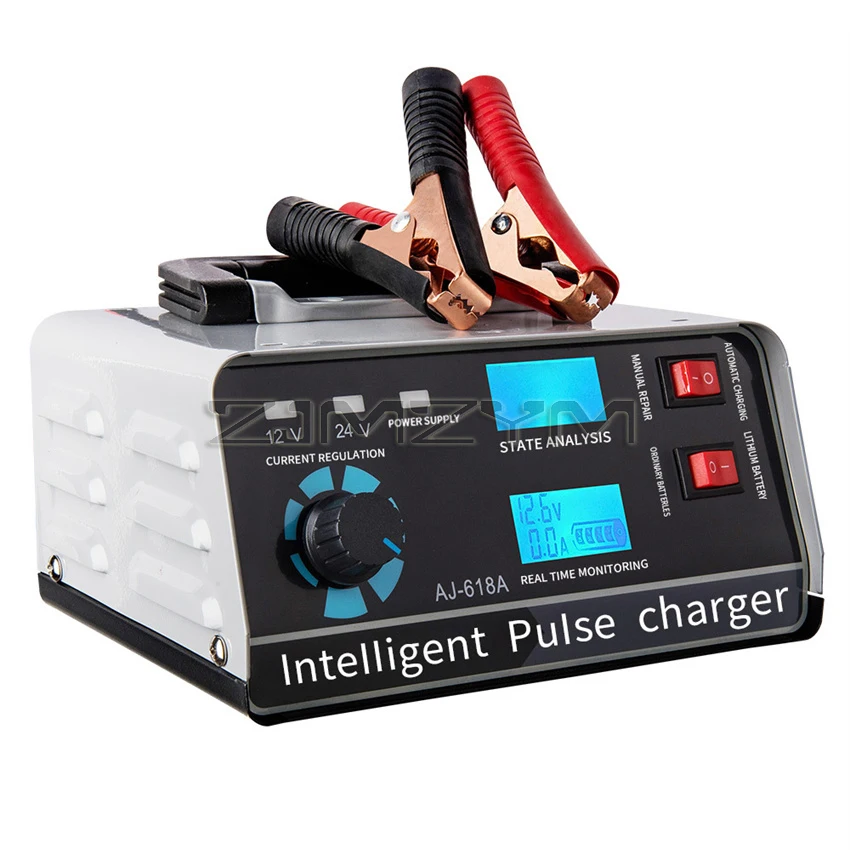 パルスバッテリー充電器　12V 24V 400w バッテリーチャージャー ② バッテリー充電器24V/12V,400W /260W,スマートパルス,車,ボート