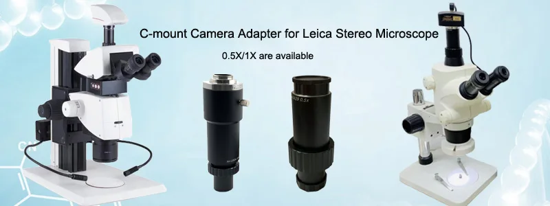 1X Mikroskop Adapter Trinokular Kamera CCD Interface Adapter für Leica Stereo Mikroskop MS5 MZ6 M125 M205 M165 S6D S9D – Detail 5