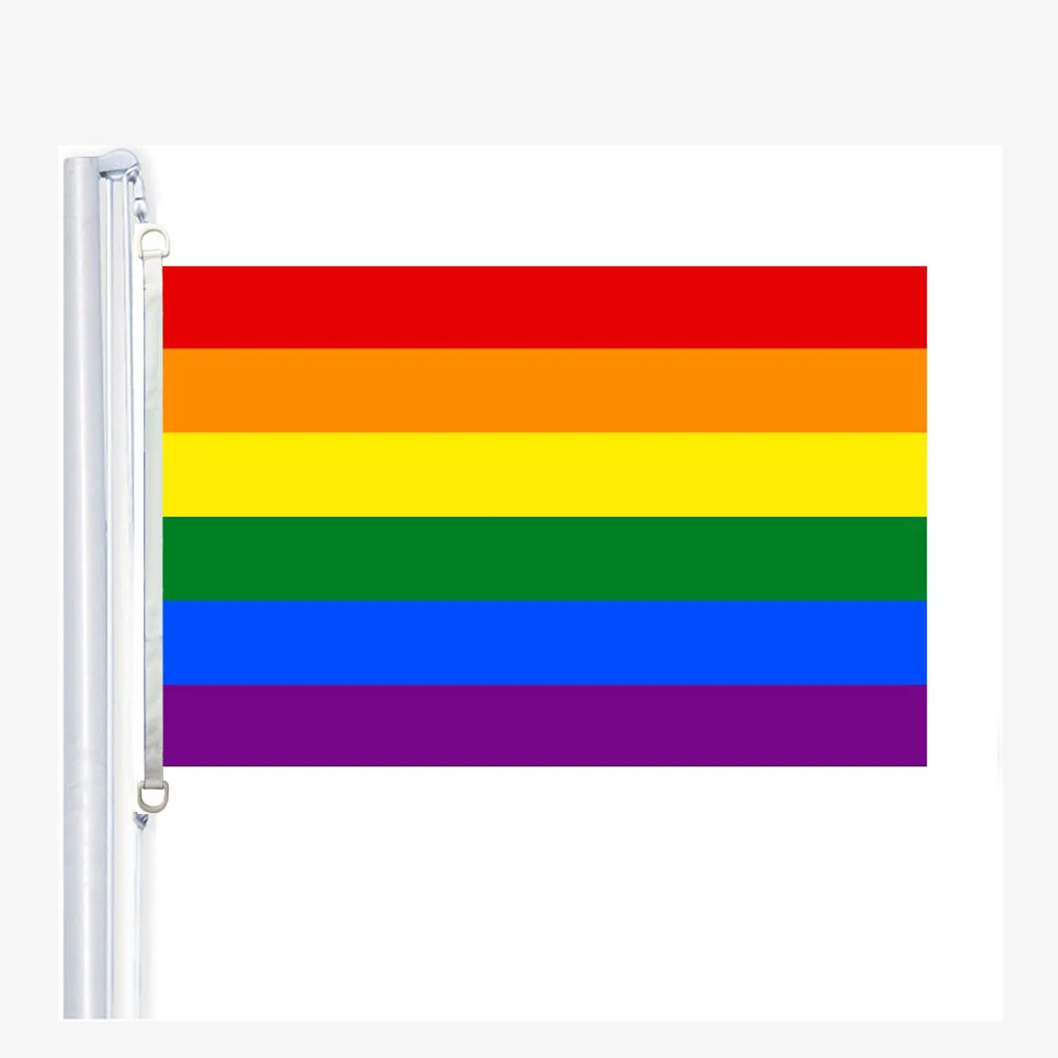 

rainbow flag,90*150CM ,100% polyester, banner,Digital Printing