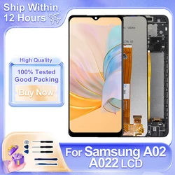 Original pour Samsung Galaxy A02 LCD écran SM-A022 écran tactile Hébergements eur pour Samsung SM-A022F/DS SM-A022G/DS pièces de rechange