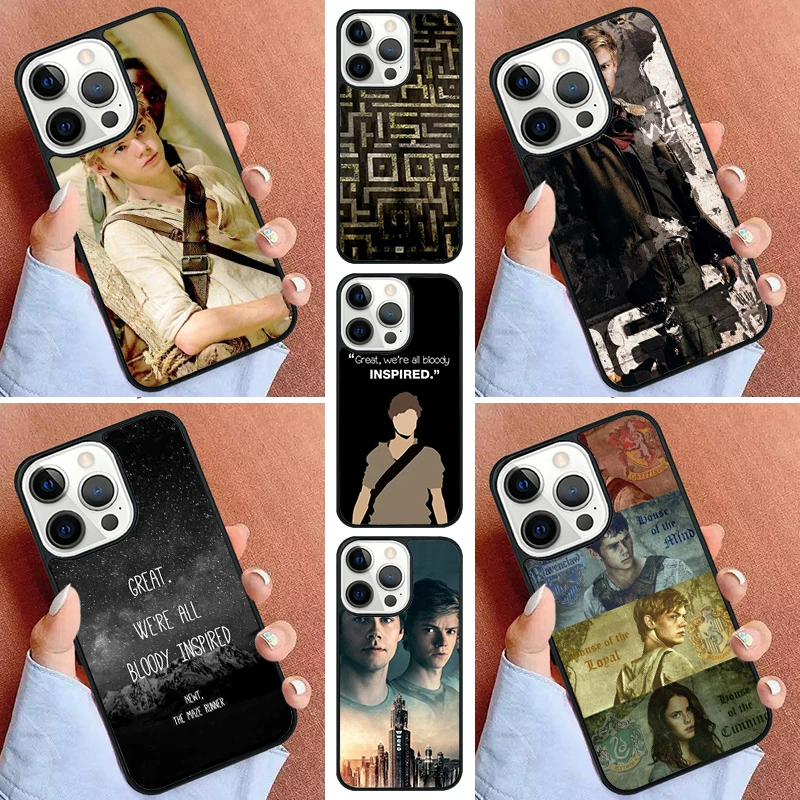 Custodia Per Telefono Maze Runner Per Iphone 15 14 Pro Max 11 13 12 Mini X Xr Xs Max Se 2020 6S 7 8 Plus Cover Capa
