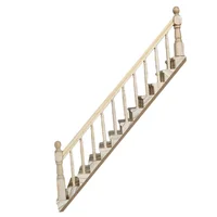 1:12 DIY Dollhouse Miniature Accessories Right Stairs Handrail Wooden Furniture Toy Children Gift Christmas Model 1