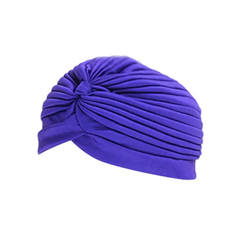 breathable swimming capElastic Nylon Turban Pool Bathing Hats For Outdoor Sports Yoga Elastic Polyeste Indian Turban Head scarf 5