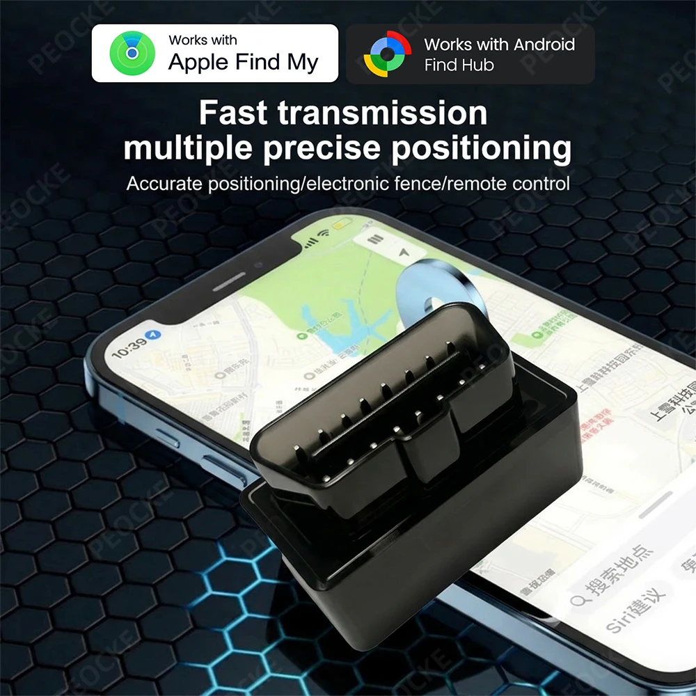 Localizzatore GPS OBD Smart per Auto, Anti-smarrimento, Compatibile con Apple Find My e Google Find Hub - immagine 3