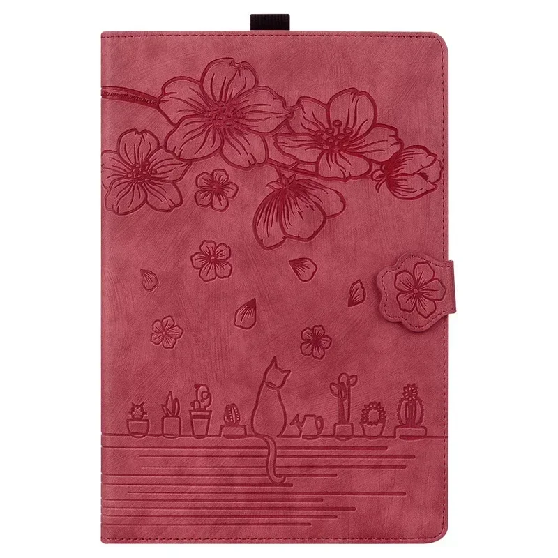 Floral Tree Tablet Case with Card Slots & Stylus Holder - 11.5 Inch
