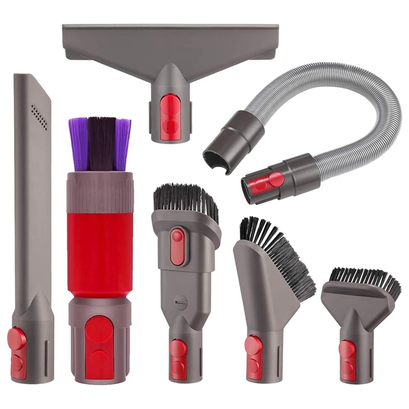 

Attachment Kit Replacement Parts Plastic For Dyson V15 V12 V11 V10 V7 V8 Brush Tools Extension Hose Mattress Brush Crevice Tool