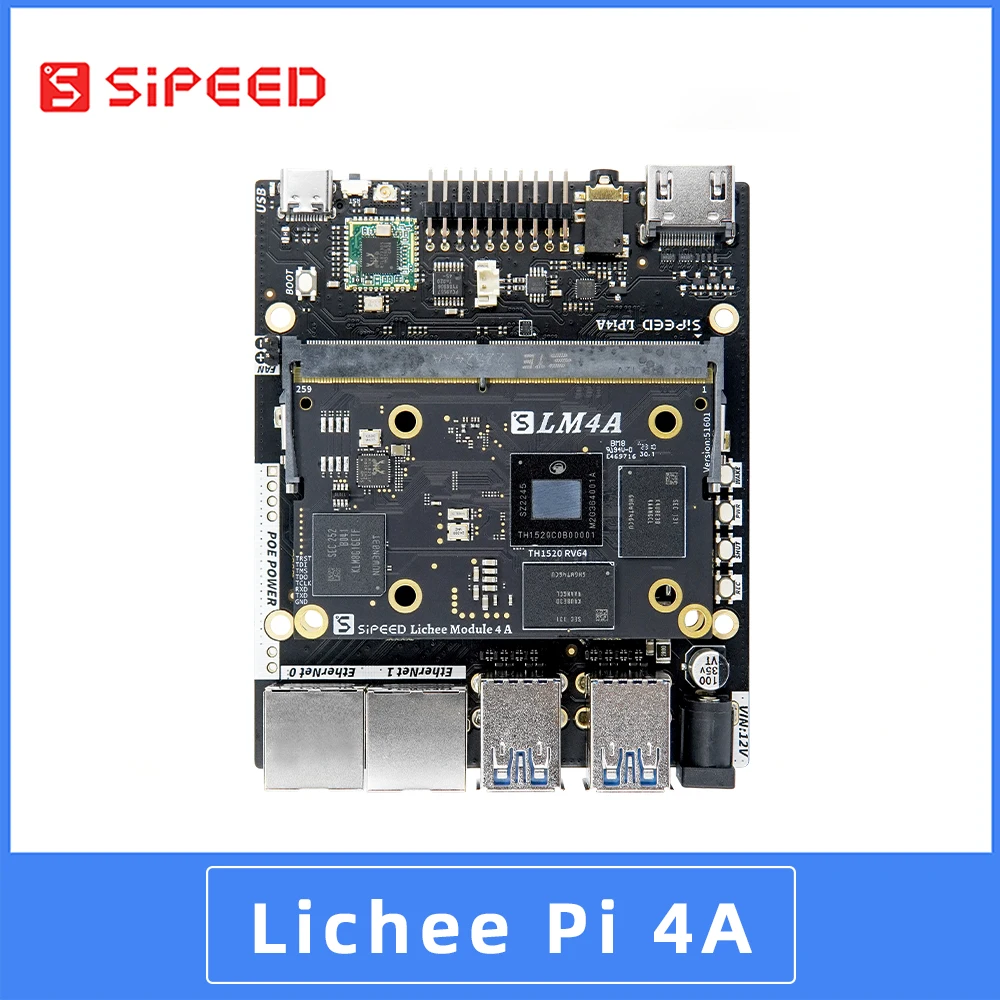 Sipeed LicheePi 4A RiscV TH1520 Linux SBC Development Board
