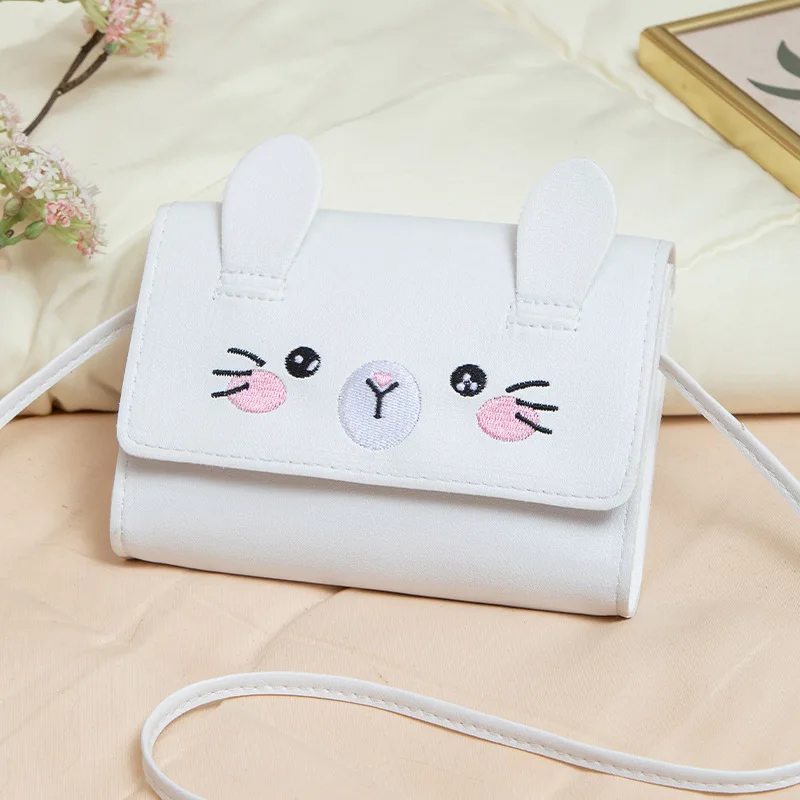 Mini Cartoon Bag Baby Wallet 2025 New Children'S Small Bag Girl'S Elegant Cute Rabbit Crossbody Bag