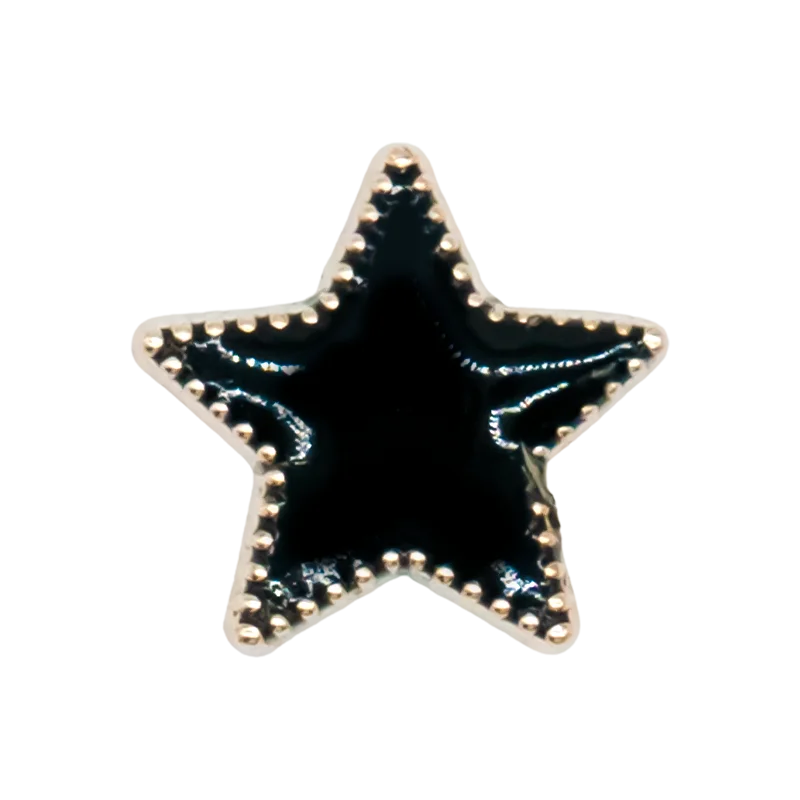 1/20 adet siyah Metal ayakkabı Charms Bling çiçek lüks çanta parfüm ayakkabı aksesuarları kadın erkek takunya toka Sneaker Sandal dekorasyon