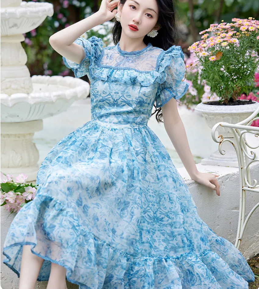 slim fit dress slacks Novelty Christmas Tree Party Dress main image 1