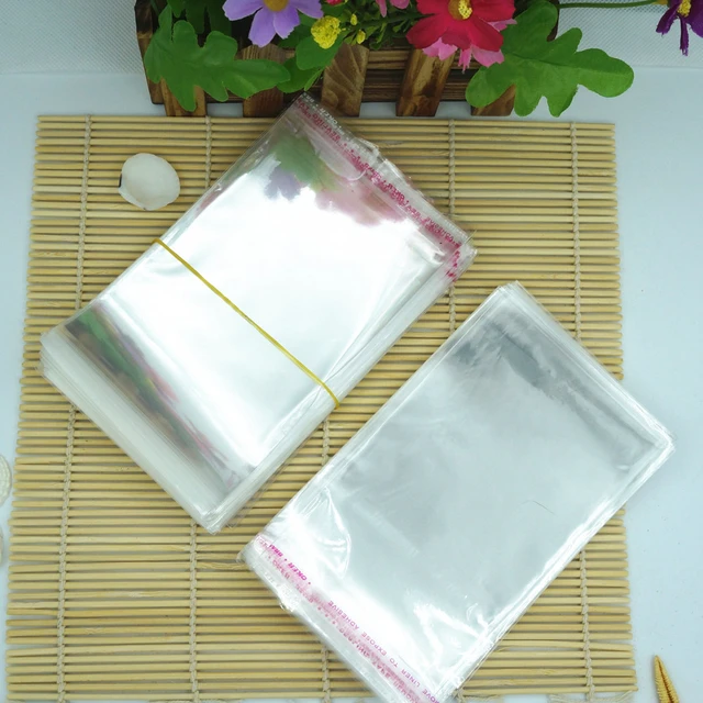 500pcs Opp Bag Self Adhesive Clear Transparent Bags For Women