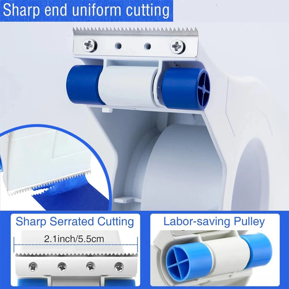 Easy Seam Tape Sticker Machine with 2 Rolls Tape Painter Masking Applicator Adhesive Wall Floor Painting Packaging Sea, masking tape applicator