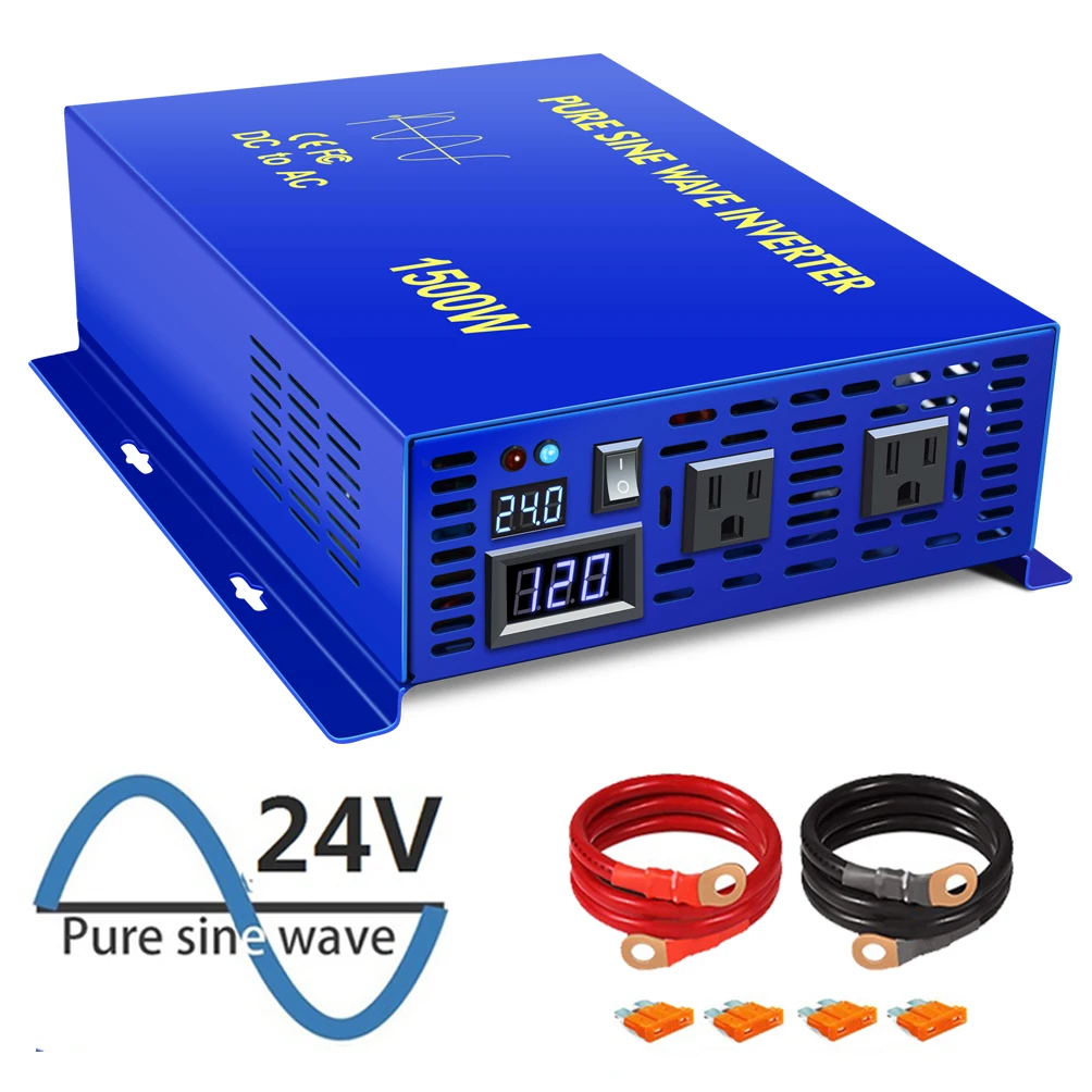 1500W Off Grid Inverter A Onda Sinusoidale Pura 12V 220V Generatore Di Inverter A Energia Solare Domestica 24V 36V 48V Dc A Ac 120V 220V 230V 240V