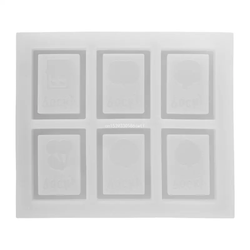 

Square Resin Silicone Mold Woman Keychain Decorative Mold Dropship